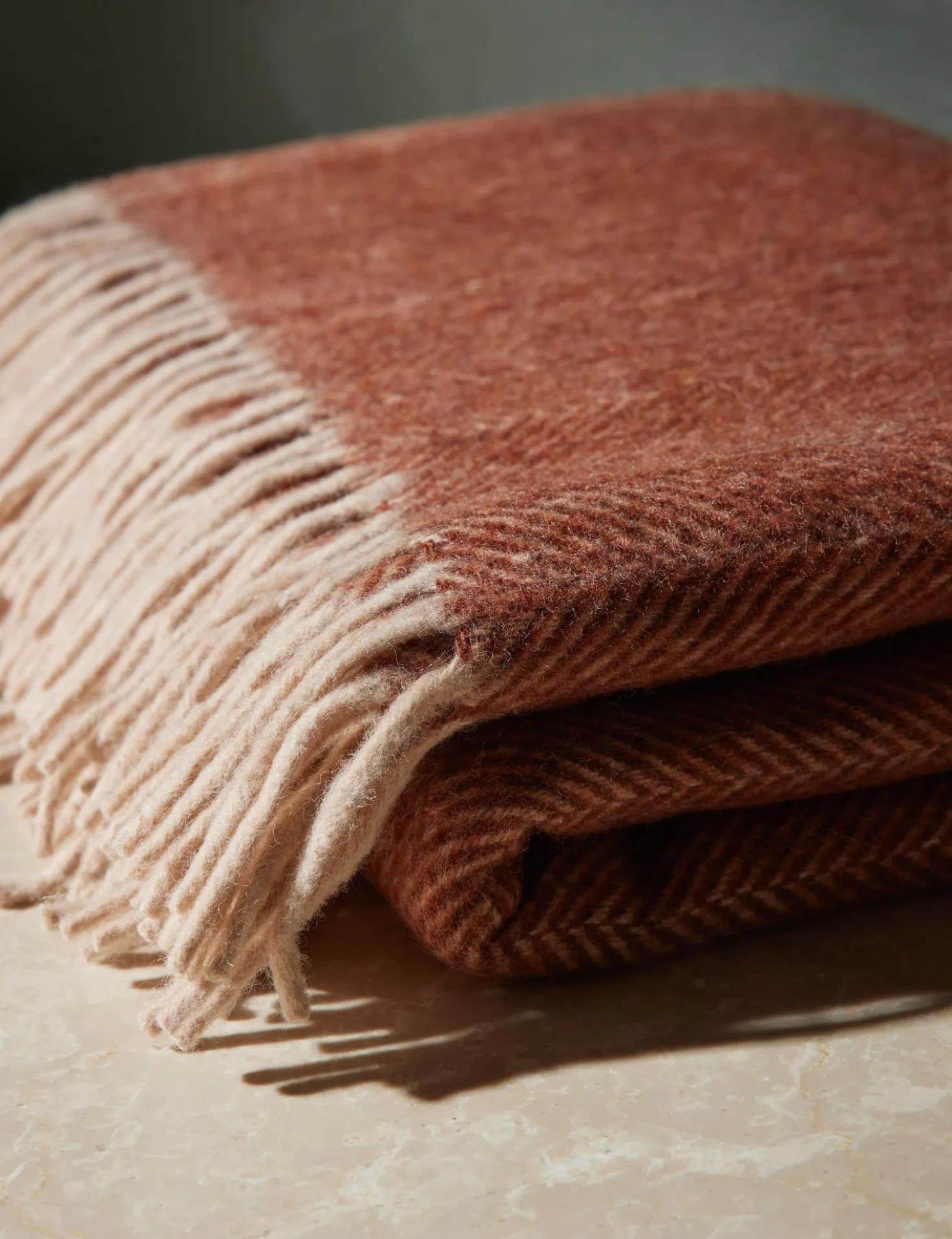 Recycled Wool Throw by TBCo
