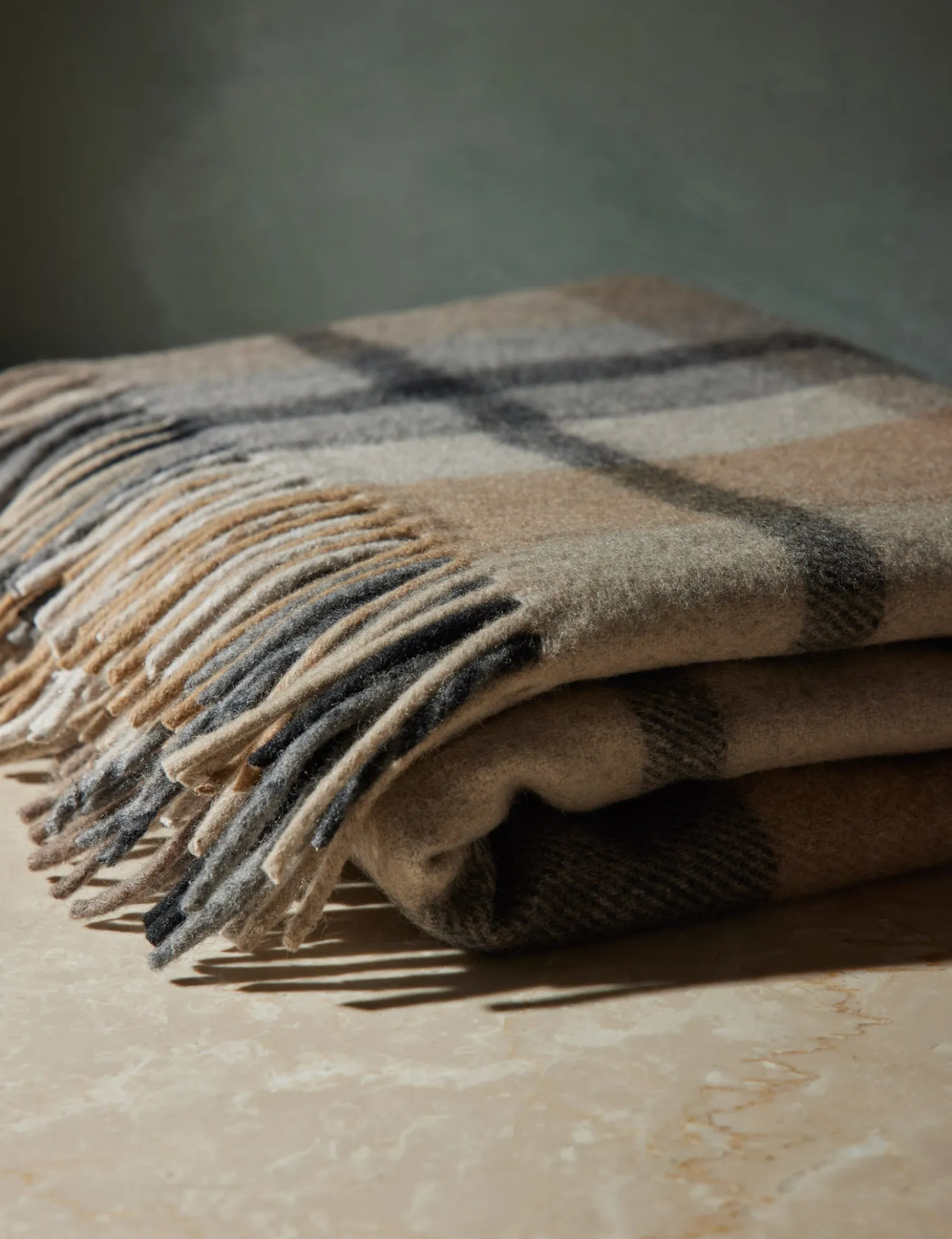 Recycled Wool Throw by TBCo