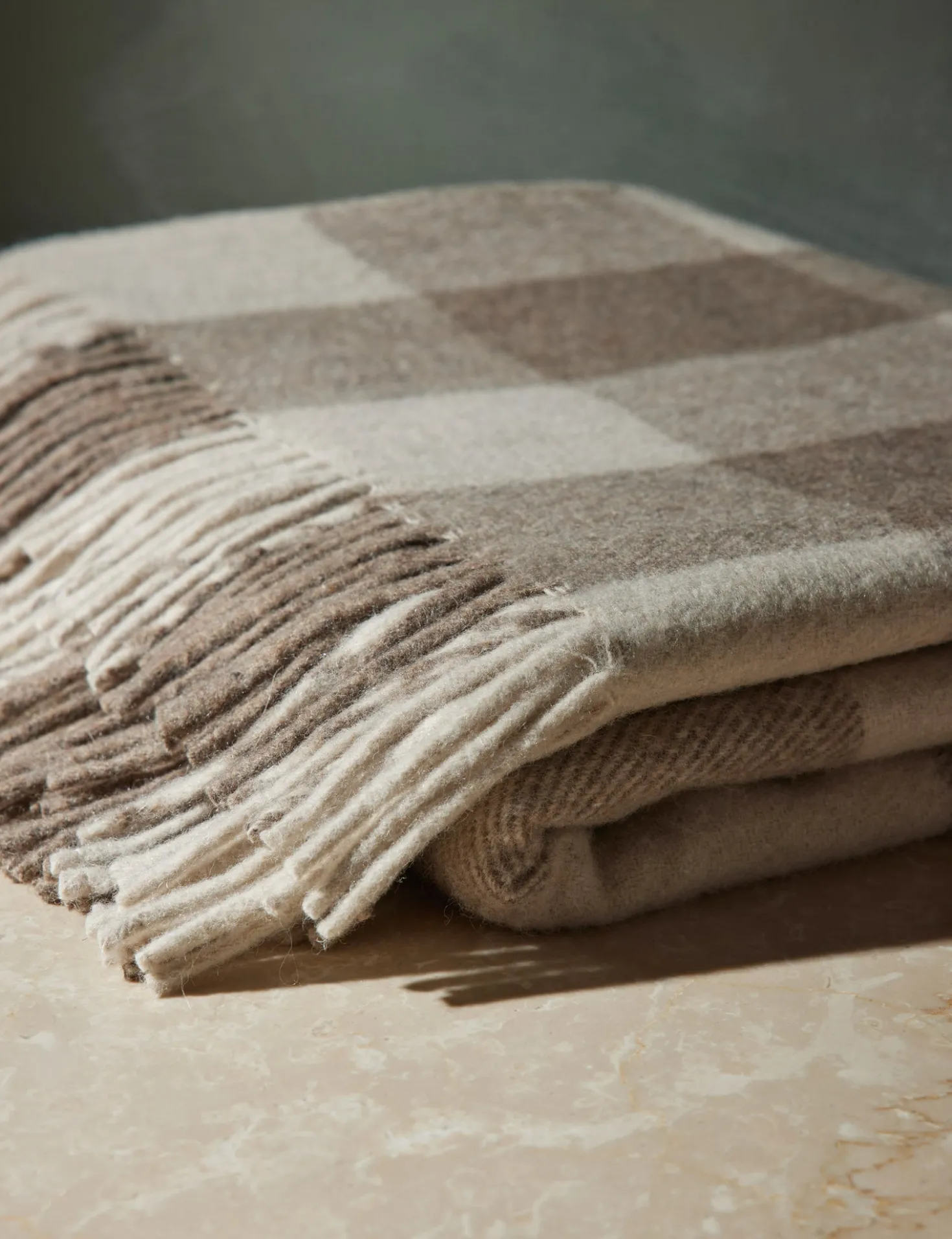 Recycled Wool Throw by TBCo