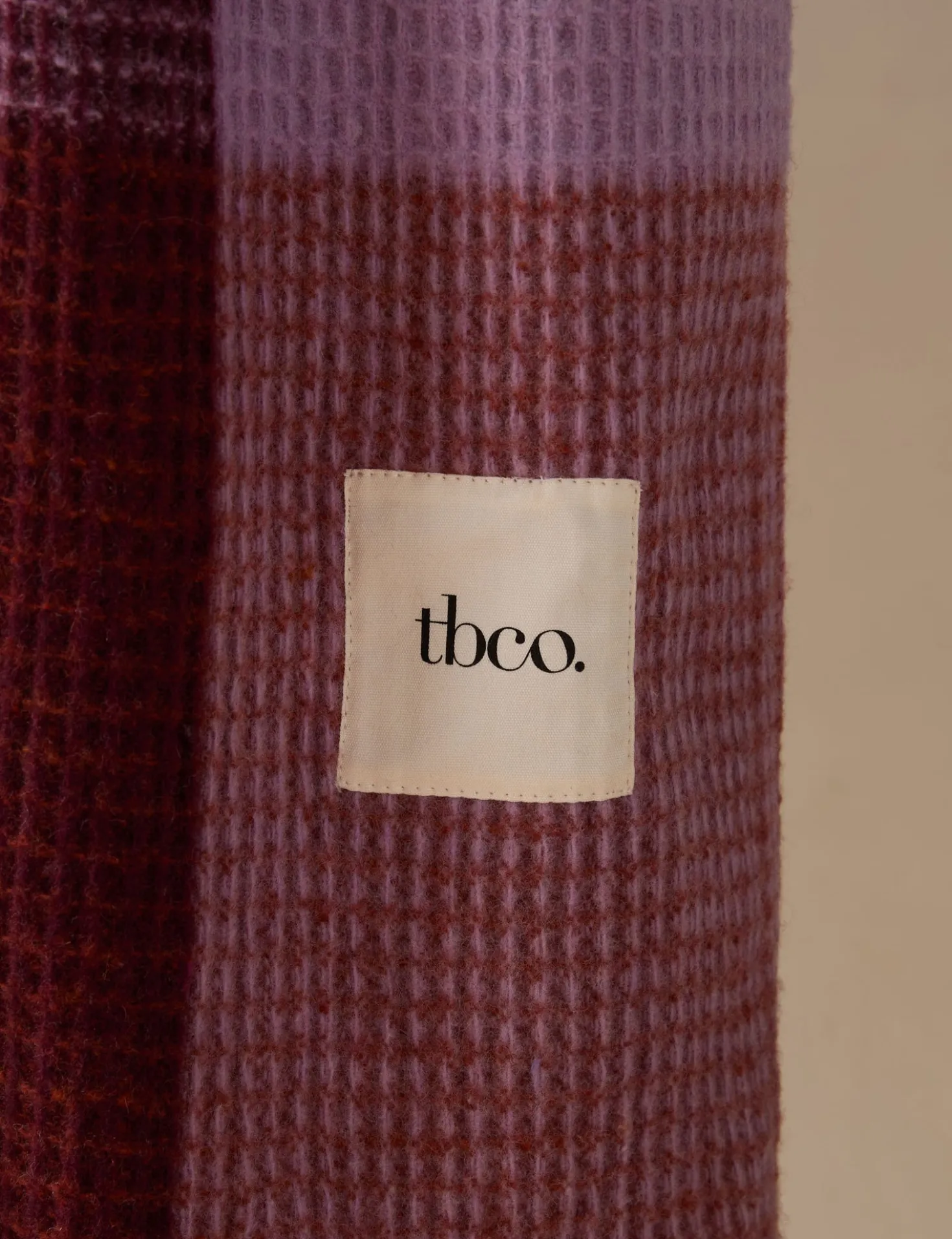 Recycled Wool Throw by TBCo