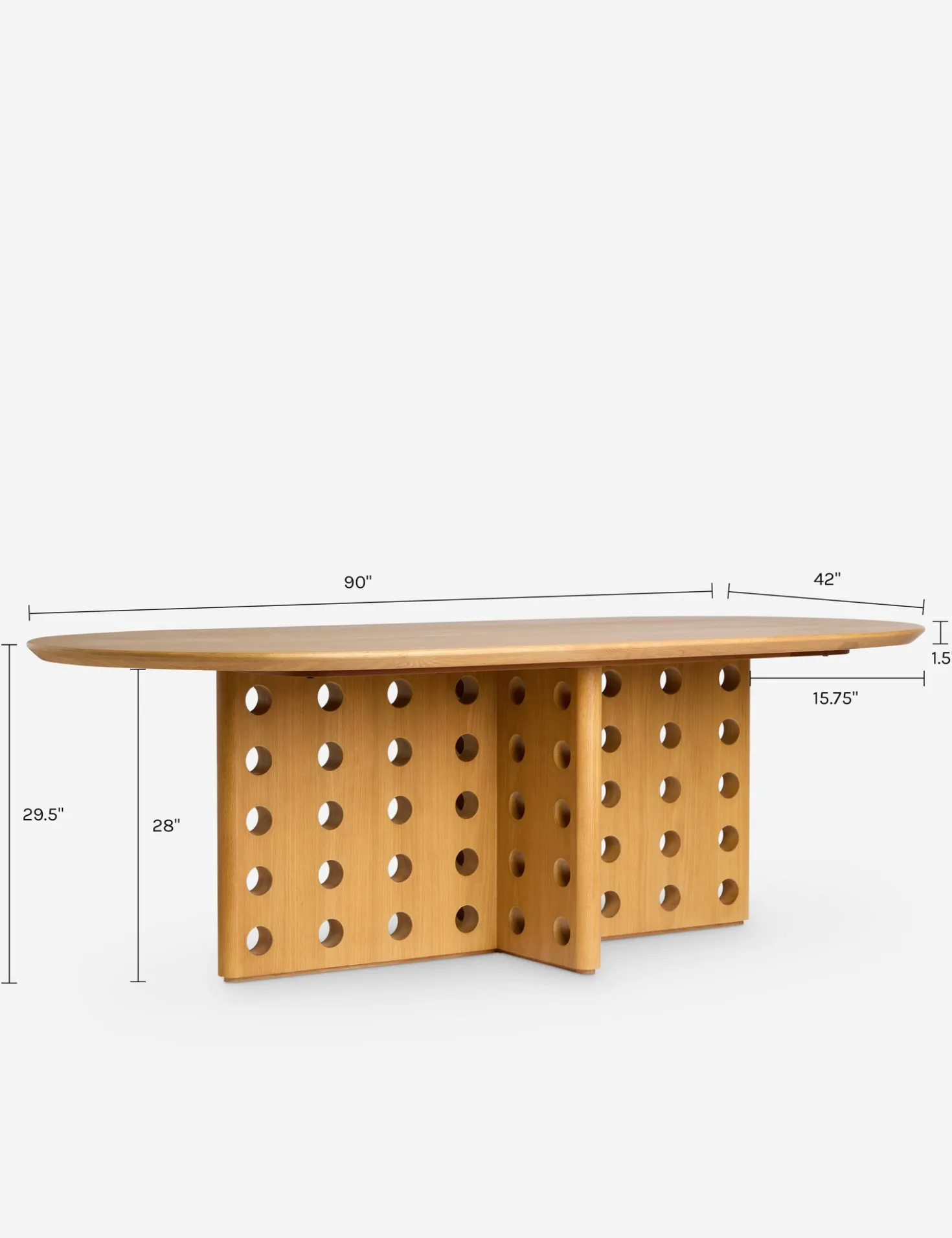 Reika Oval Dining Table by Sarah Sherman Samuel