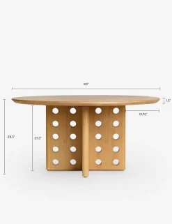 Reika Round Dining Table by Sarah Sherman Samuel