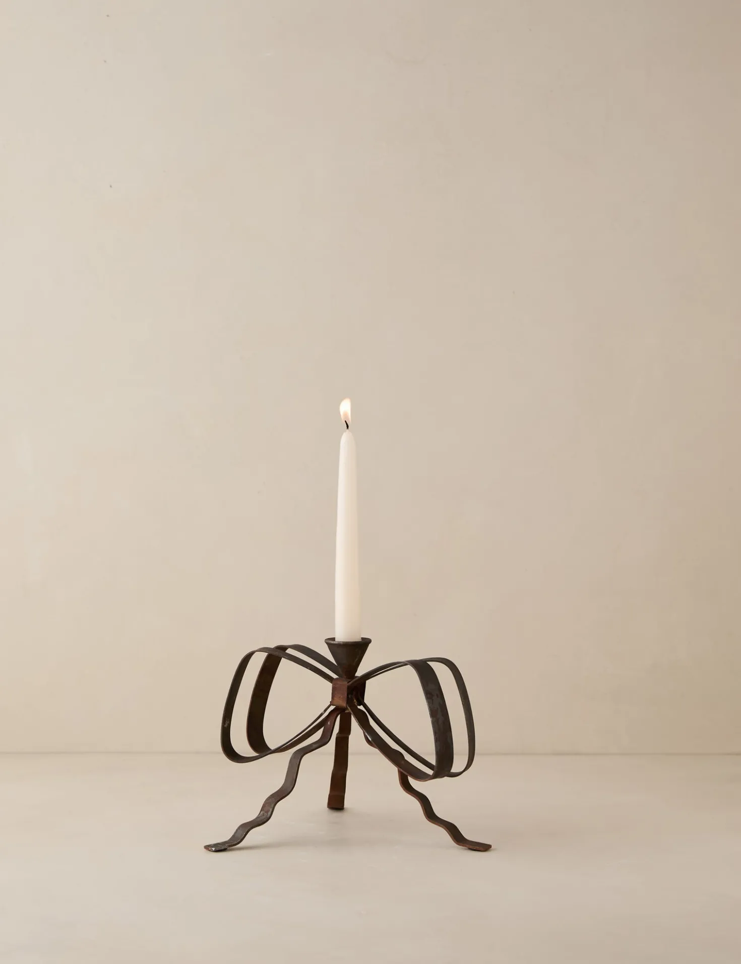 Ribbon Candlestick by Sarah Sherman Samuel
