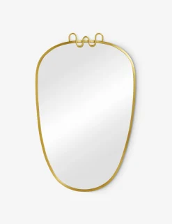 Ribbon Shield Mirror by Sarah Sherman Samuel