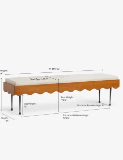Rise Bench by Sarah Sherman Samuel