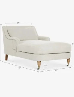Rivington Chaise by Ginny Macdonald