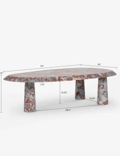 Rodolfo Marble Coffee Table
