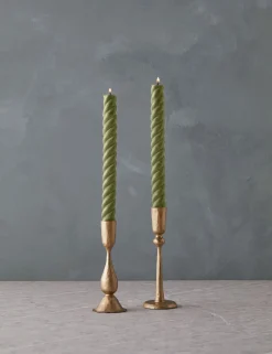 Rope Taper Candles (Set Of 2) by Greentree Home