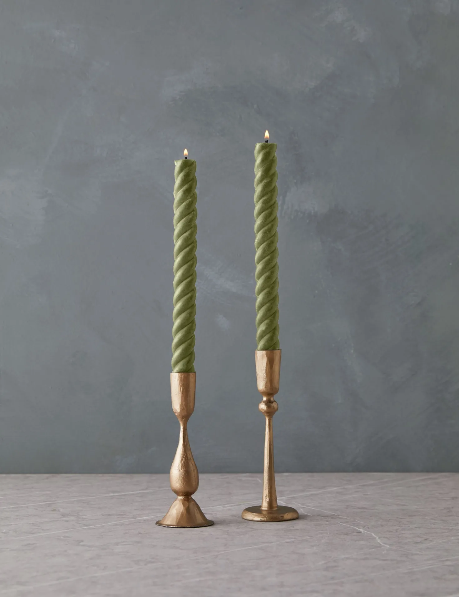 Rope Taper Candles (Set Of 2) by Greentree Home