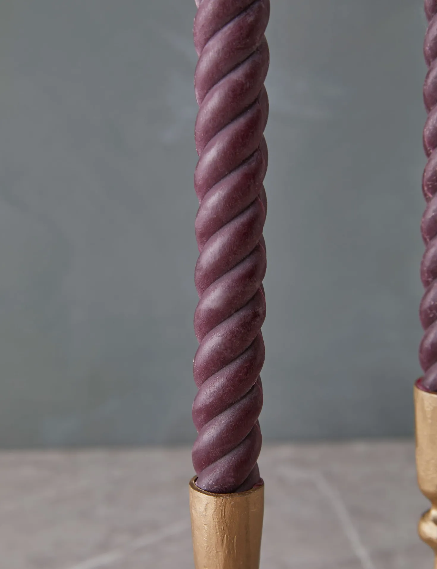 Rope Taper Candles (Set Of 2) by Greentree Home