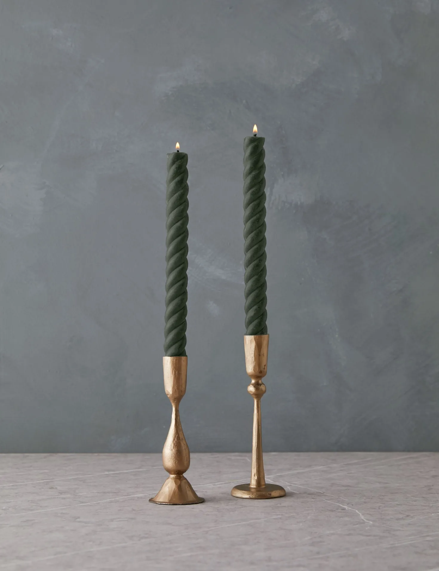 Rope Taper Candles (Set Of 2) by Greentree Home
