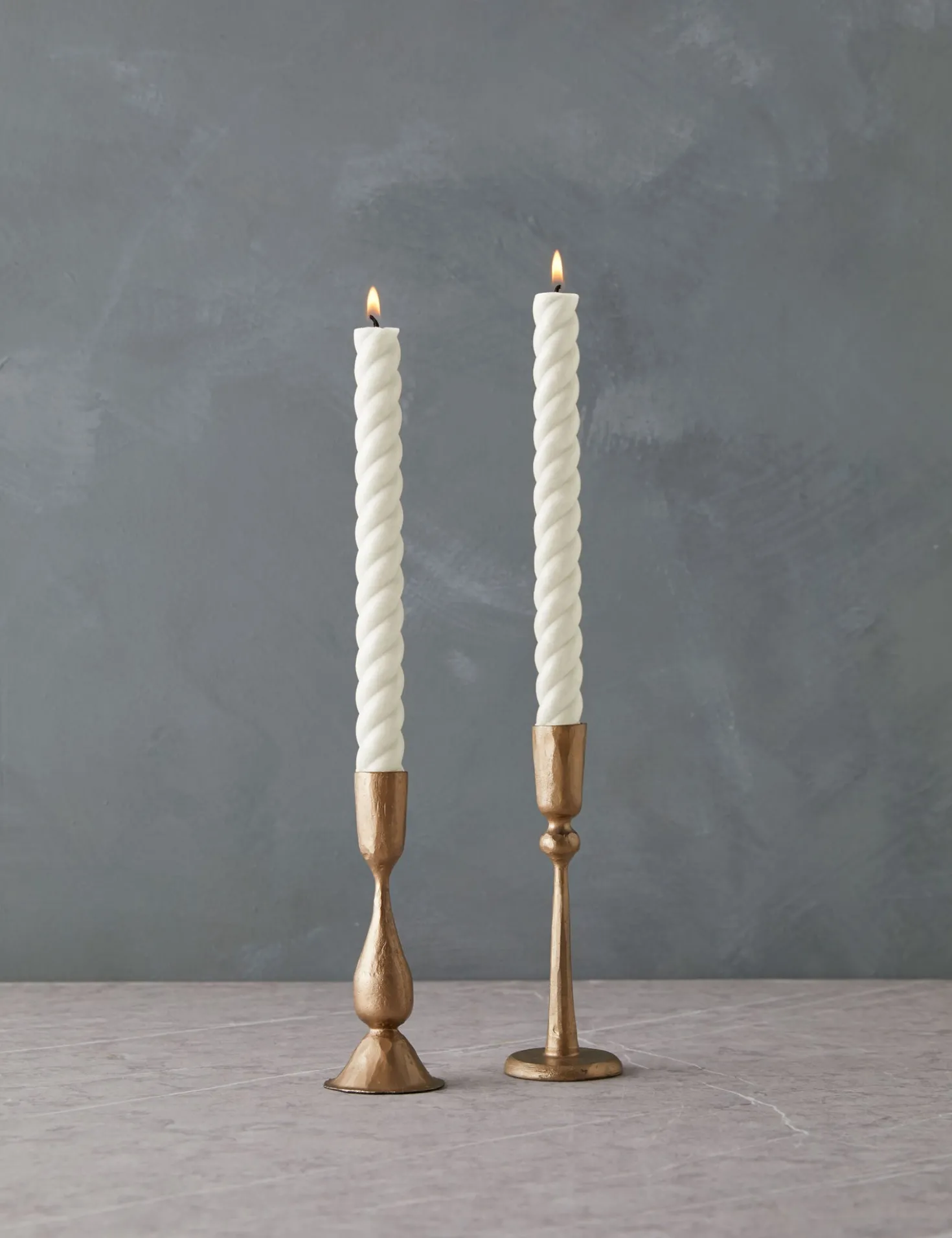 Rope Taper Candles (Set Of 2) by Greentree Home