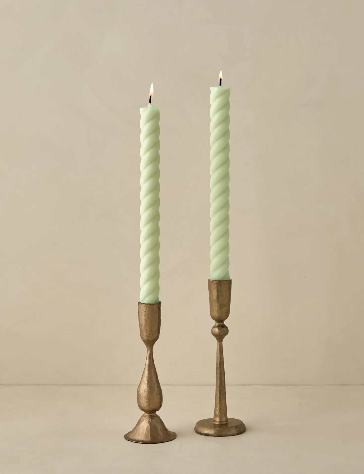 Rope Taper Candles (Set Of 2) by Greentree Home
