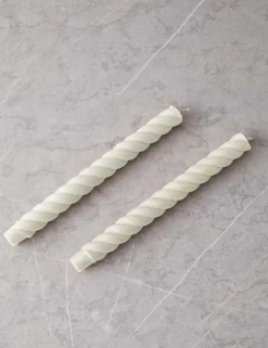 Rope Taper Candles (Set Of 2) by Greentree Home