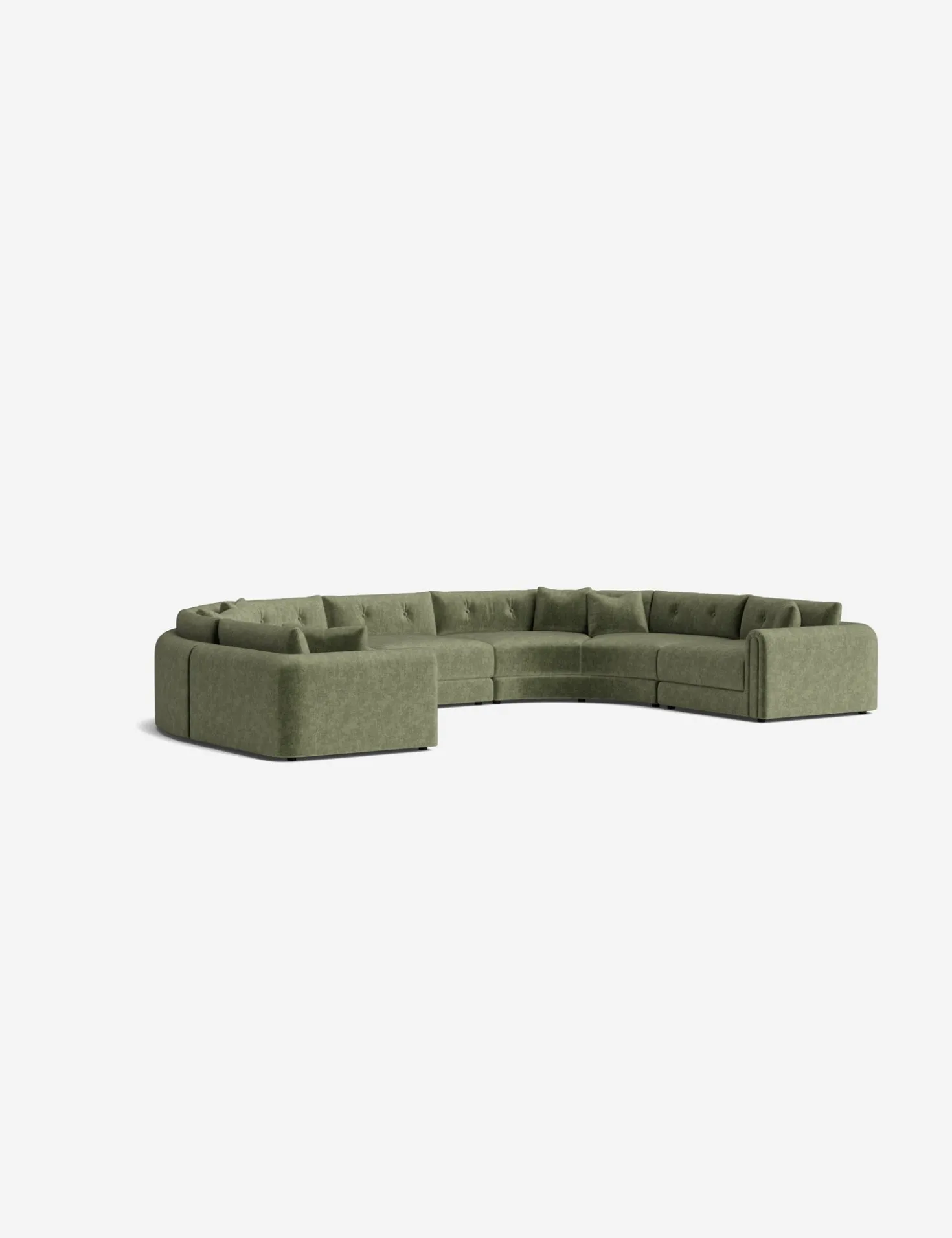 Rosado Modular U-Shaped Sectional Sofa