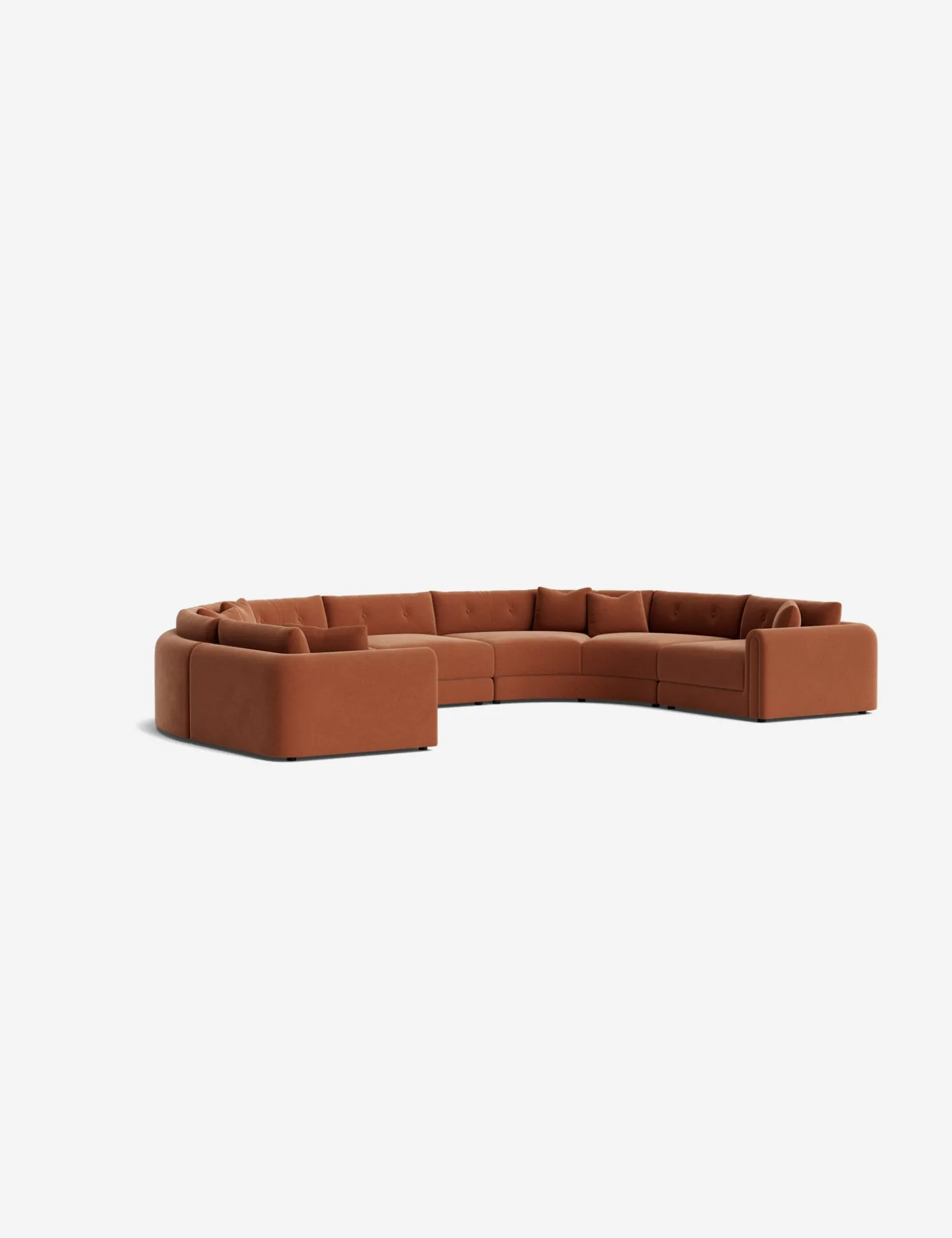 Rosado Modular U-Shaped Sectional Sofa