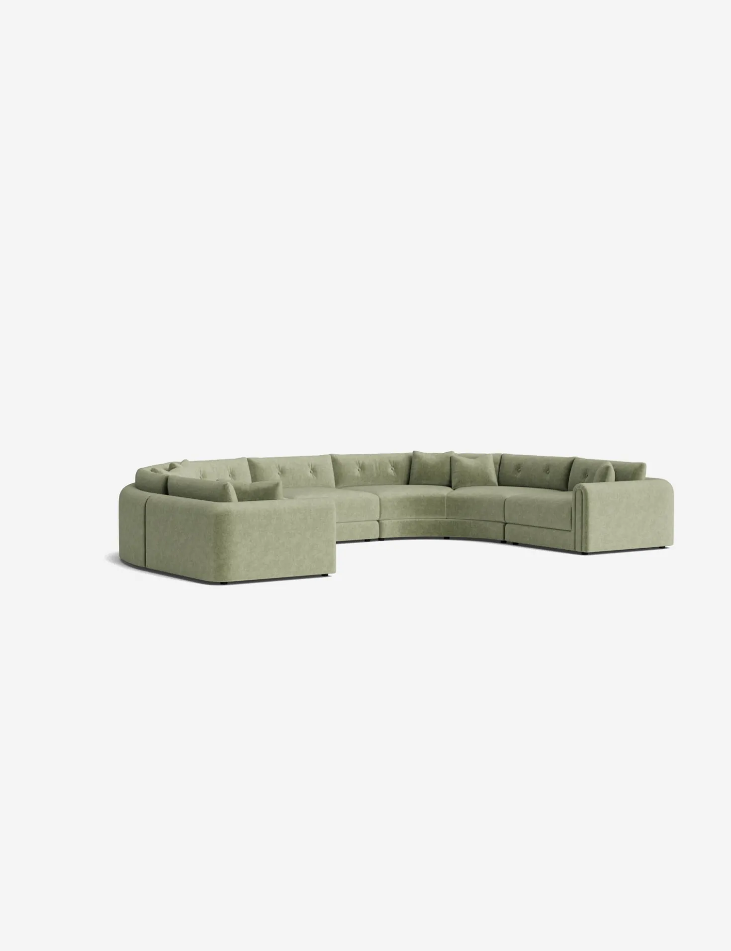 Rosado Modular U-Shaped Sectional Sofa