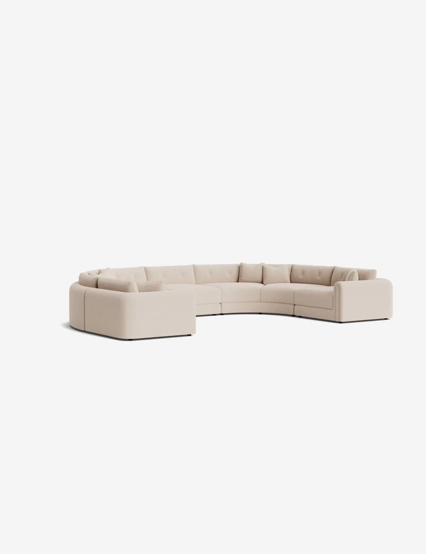 Rosado Modular U-Shaped Sectional Sofa