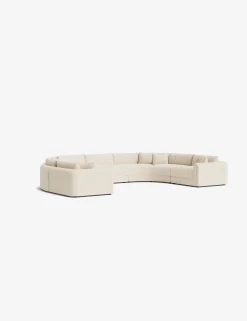 Rosado Modular U-Shaped Sectional Sofa