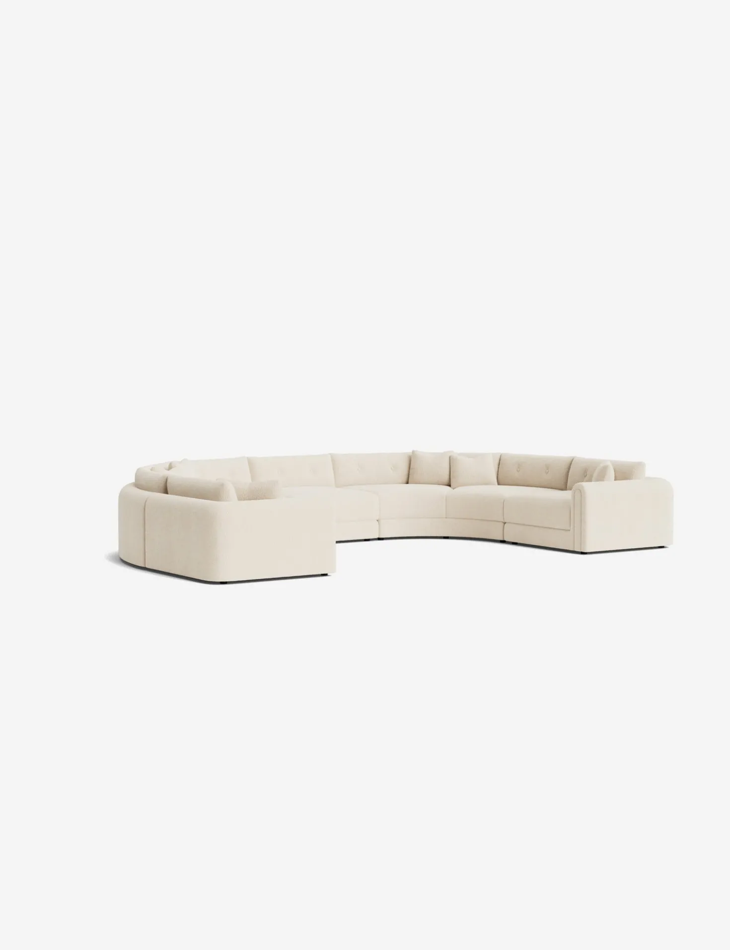 Rosado Modular U-Shaped Sectional Sofa