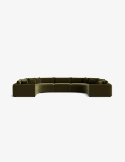 Rosado Modular U-Shaped Sectional Sofa