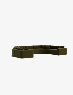 Rosado Modular U-Shaped Sectional Sofa