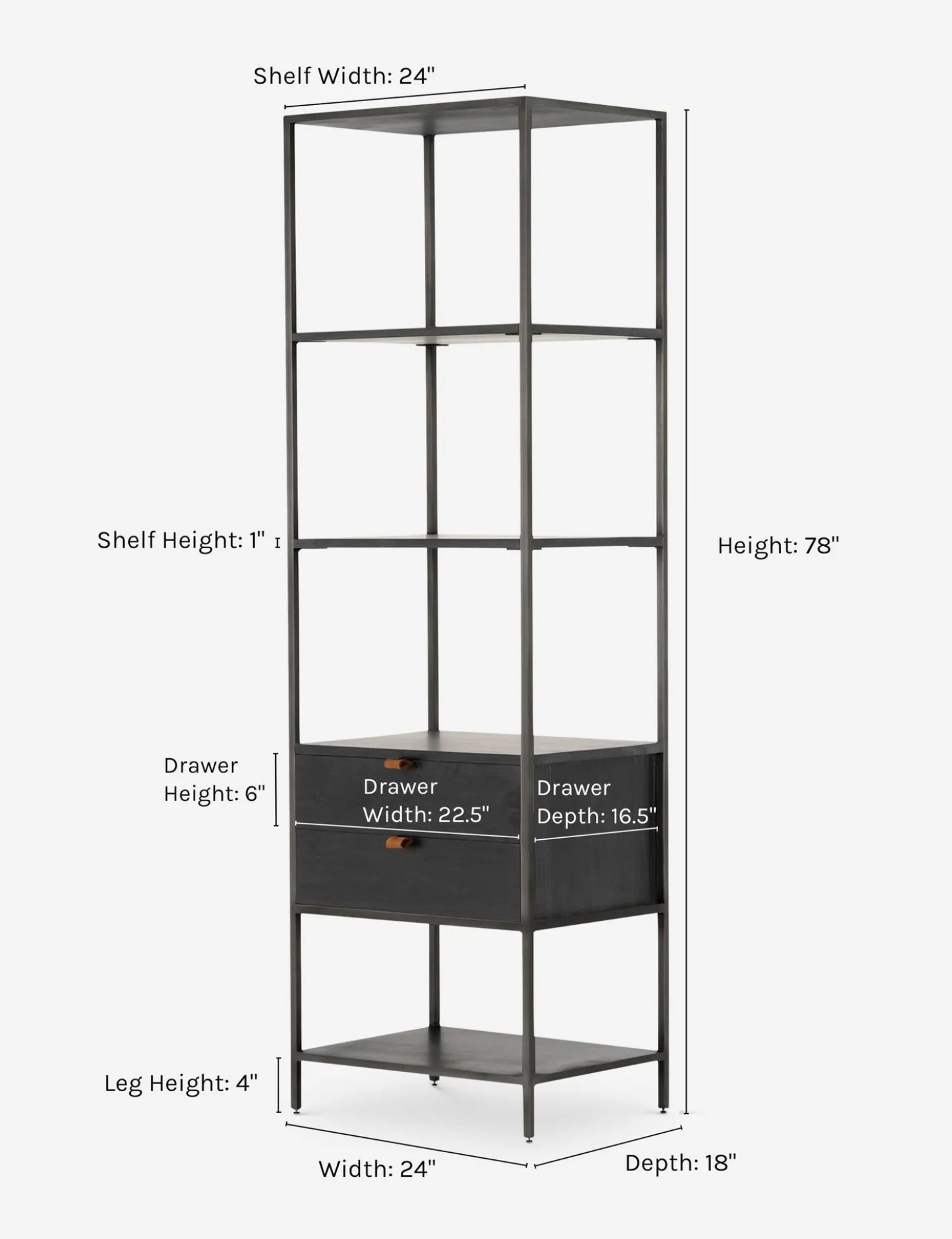 Rosamonde Bookcase