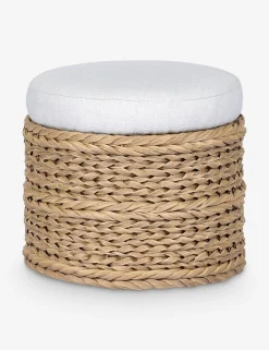 Rowan Indoor / Outdoor Round Ottoman by Amber Lewis x Four Hands