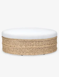 Rowan Indoor / Outdoor Round Ottoman by Amber Lewis x Four Hands