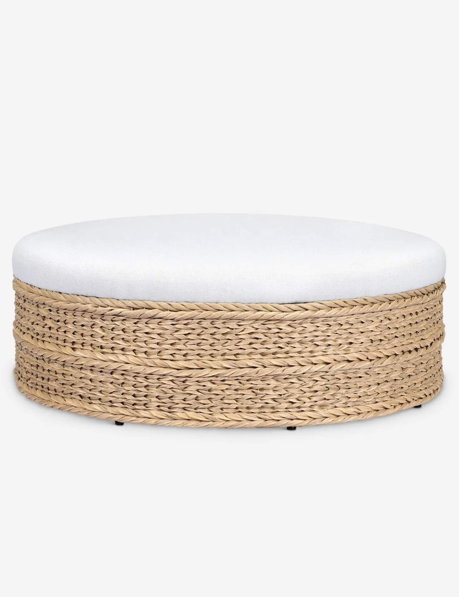 Rowan Indoor / Outdoor Round Ottoman by Amber Lewis x Four Hands