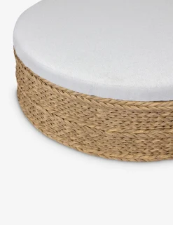 Rowan Indoor / Outdoor Round Ottoman by Amber Lewis x Four Hands