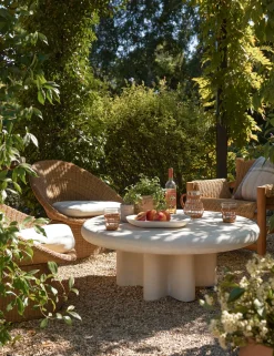 Ruiz Indoor / Outdoor Round Coffee Table