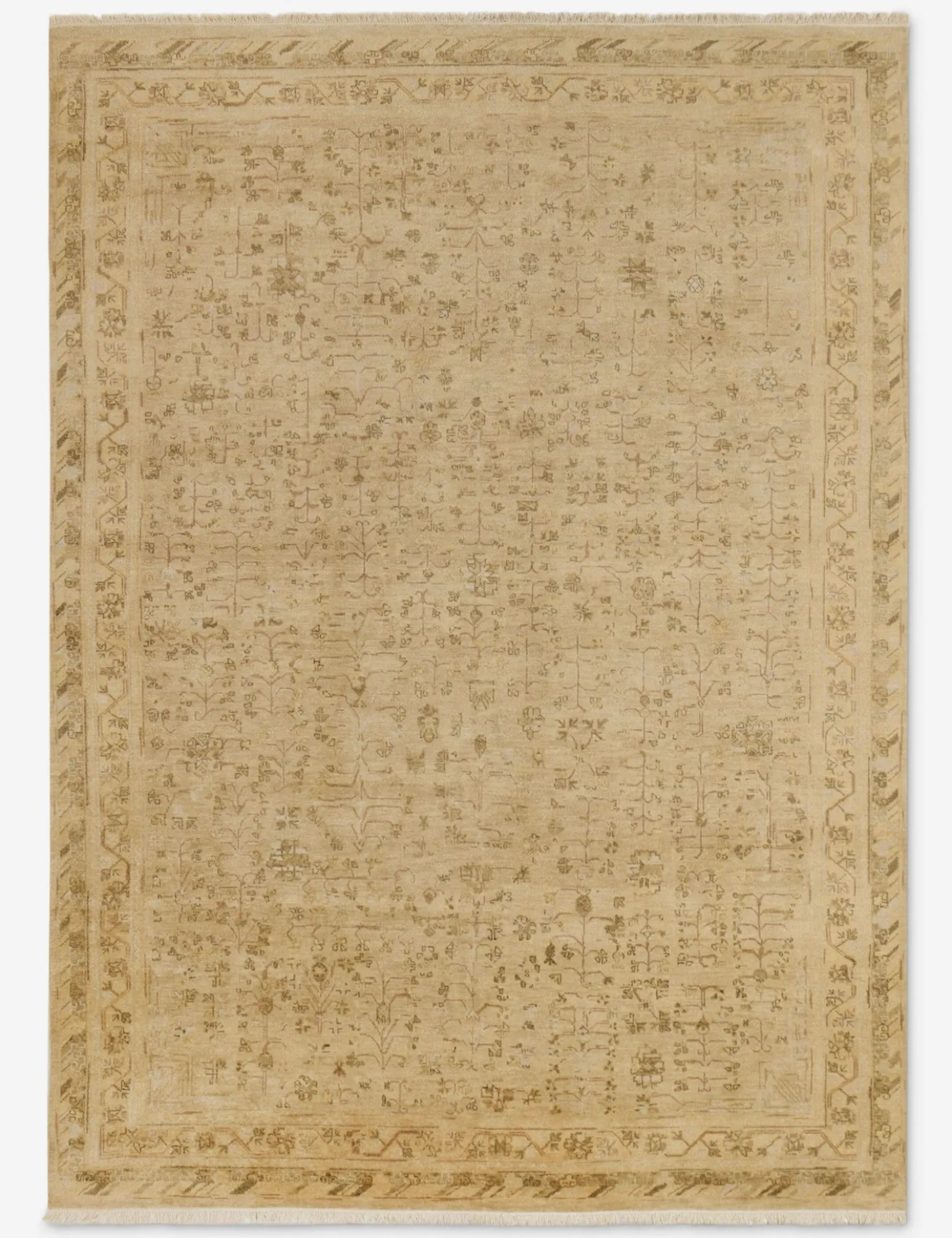 Sabah Hand-Knotted Wool Rug
