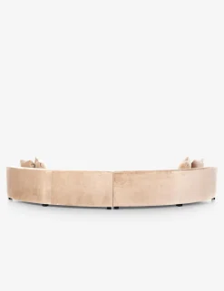 Saban 2-Piece Curved Sectional Sofa