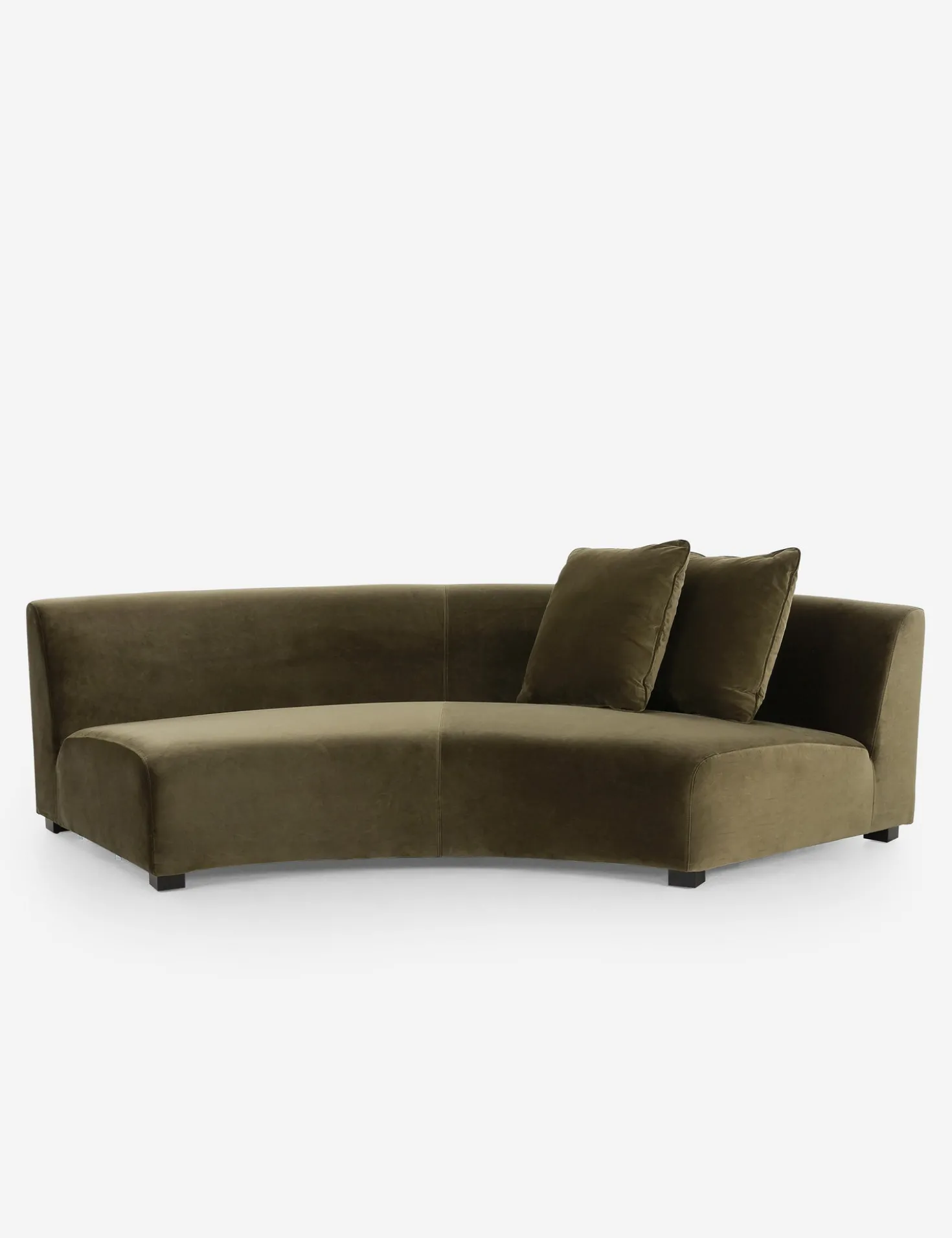 Saban 2-Piece Curved Sectional Sofa