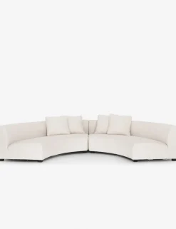 Saban 2-Piece Curved Sectional Sofa