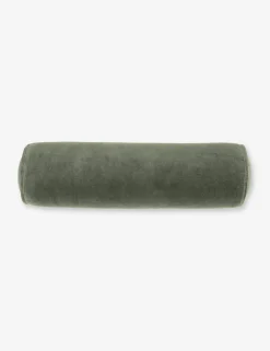 Sabine Velvet Bolster Pillow