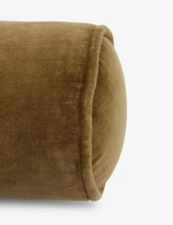 Sabine Velvet Bolster Pillow