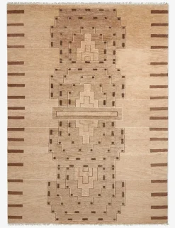 Saffron Hand-Knotted Wool Rug