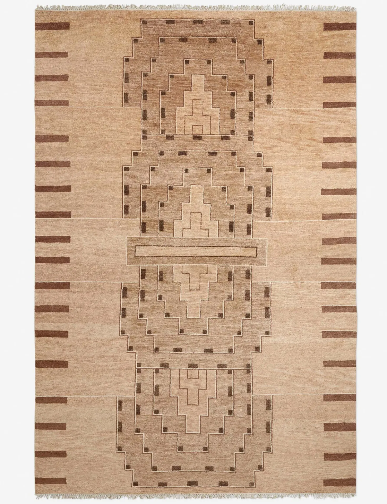Saffron Hand-Knotted Wool Rug