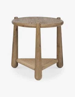 Salvador Round Side Table by Amber Lewis x Four Hands