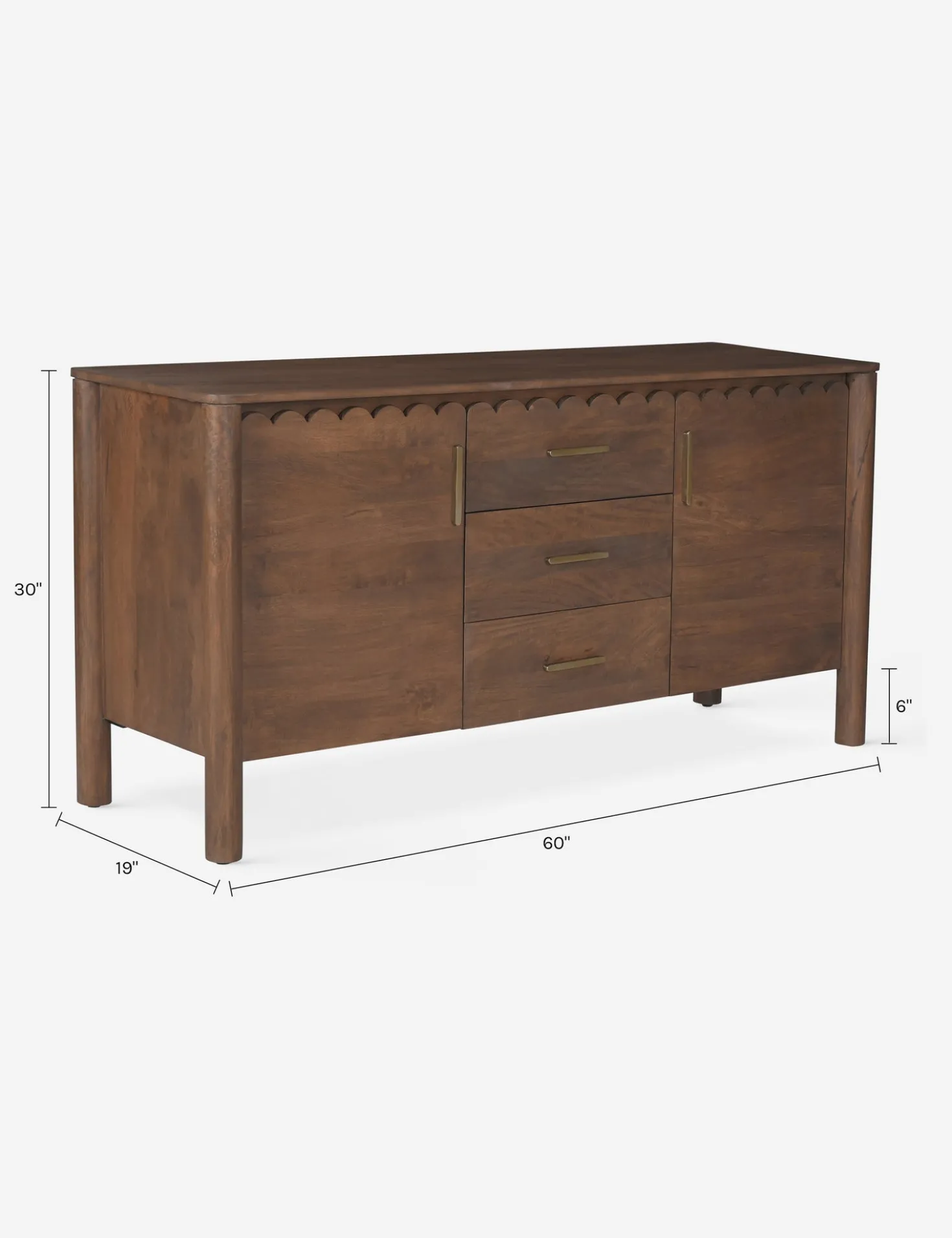 Samantha 3-Drawer Sideboard