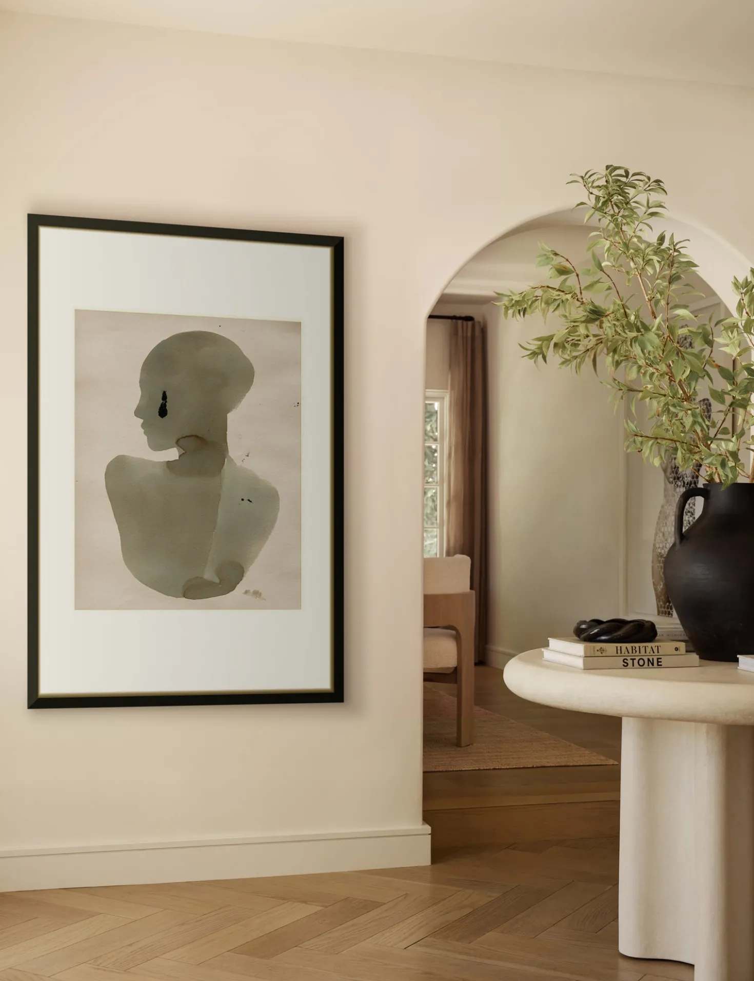 Sara Singh - Back Drop Wall Art by Stampa