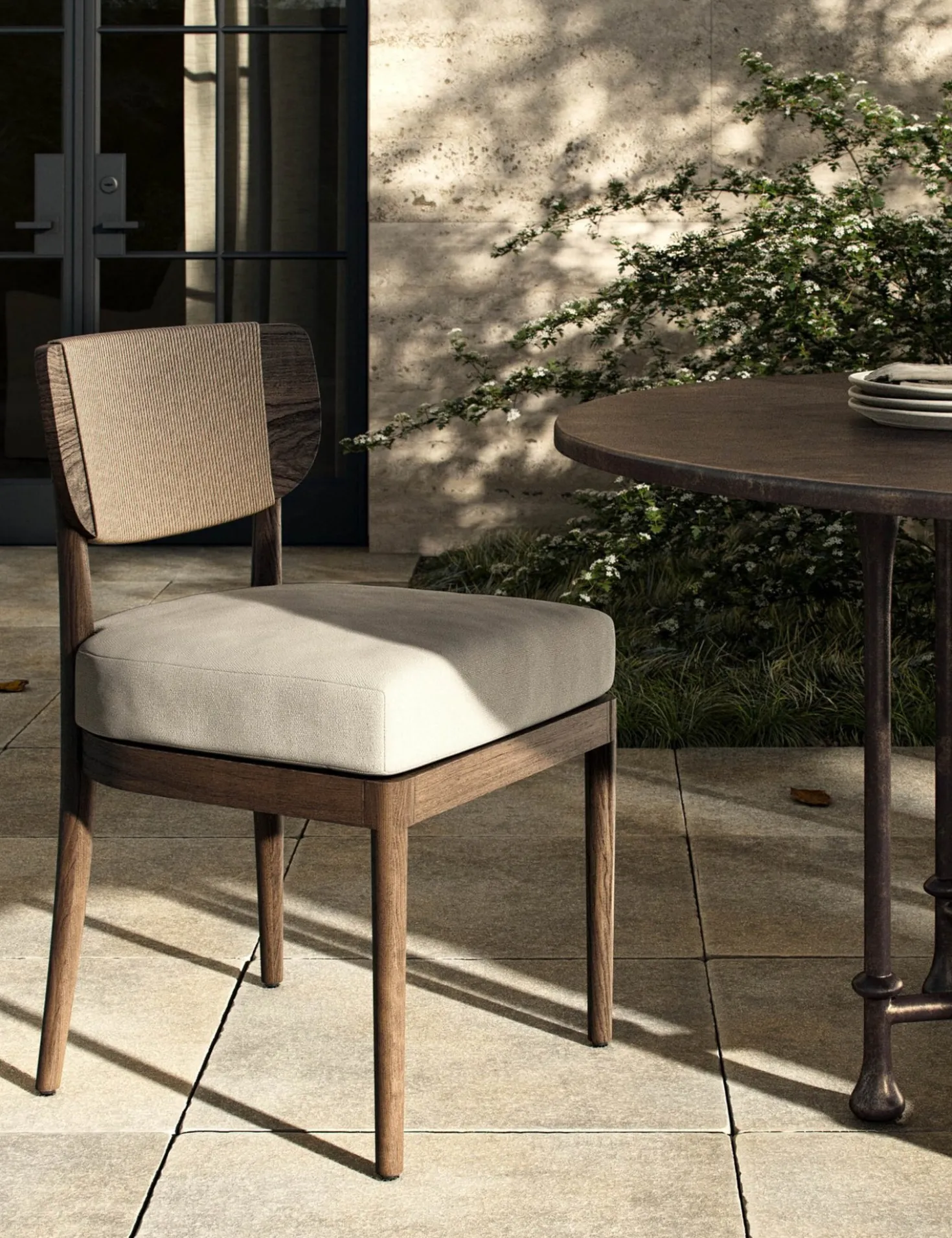 Sarma Indoor / Outdoor Dining Chair by Amber Lewis x Four Hands