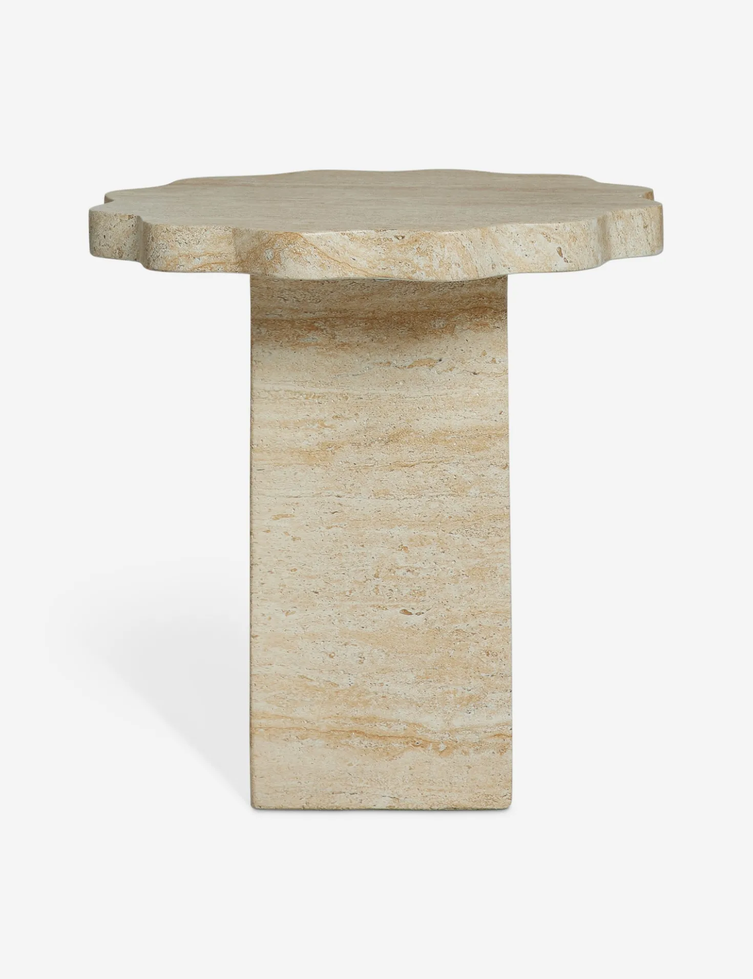 Scalloped Indoor / Outdoor Side Table by Sarah Sherman Samuel