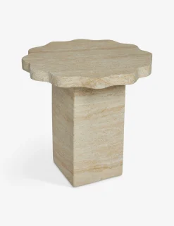 Scalloped Indoor / Outdoor Side Table by Sarah Sherman Samuel