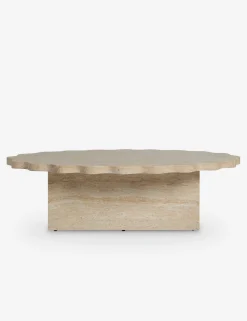 Scalloped Indoor / Outdoor Coffee Table by Sarah Sherman Samuel