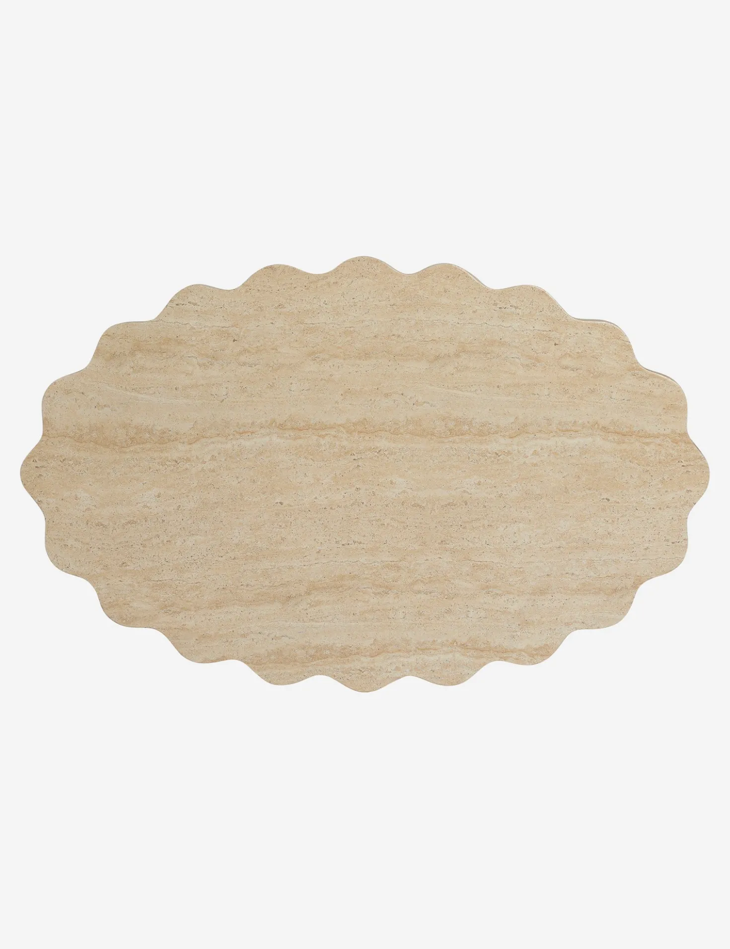 Scalloped Indoor / Outdoor Coffee Table by Sarah Sherman Samuel