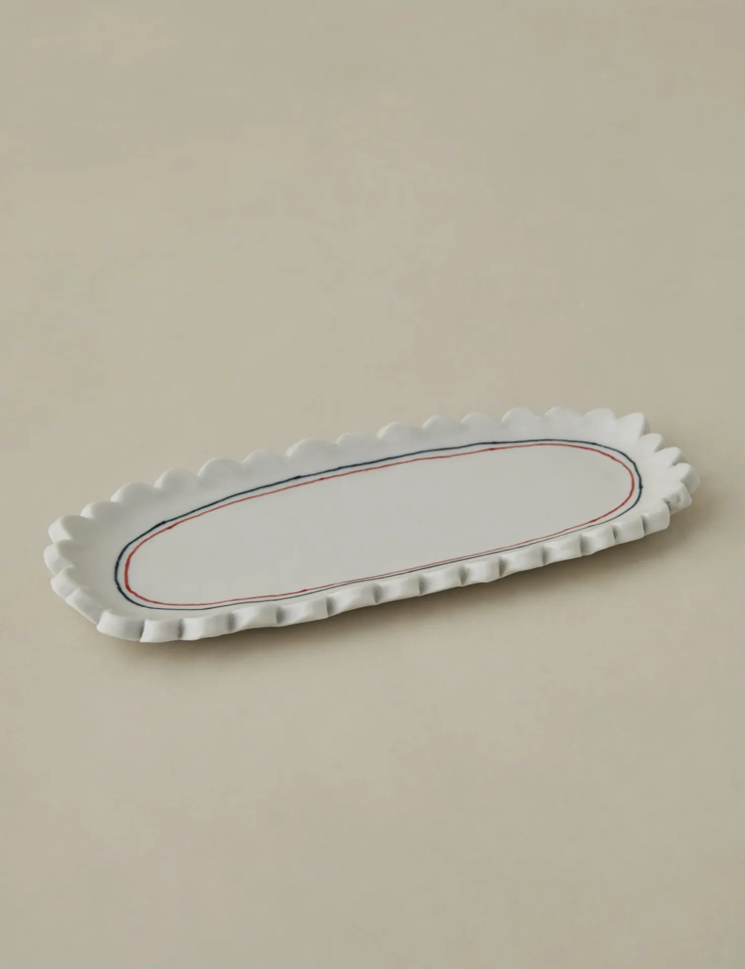 Scalloped Serving Dish by Stephanie Dawn Matthias