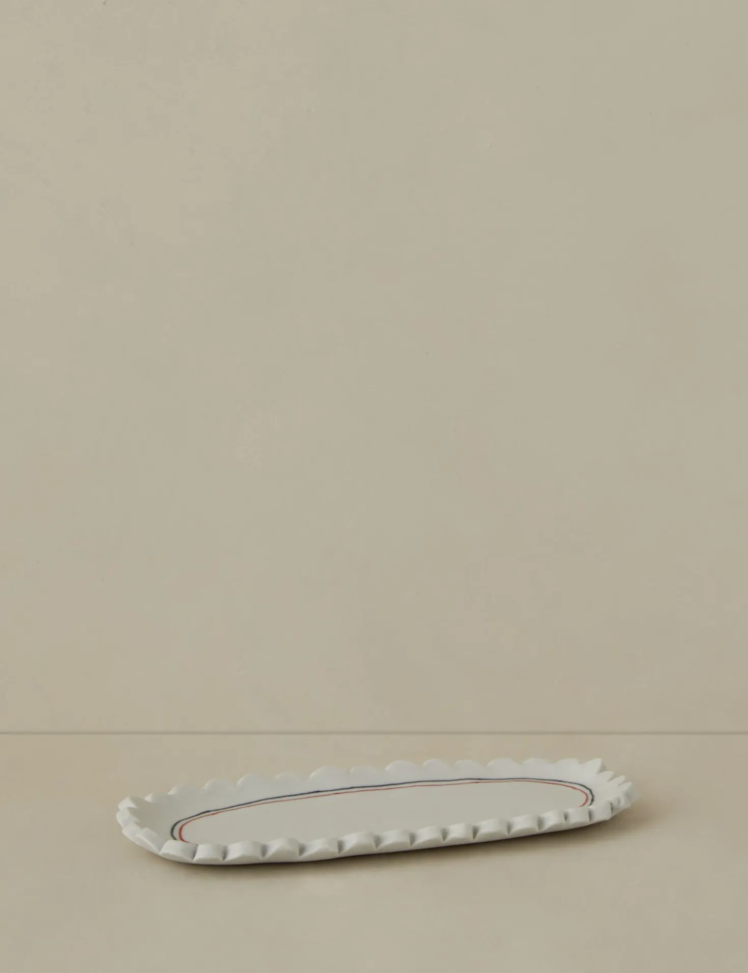 Scalloped Serving Dish by Stephanie Dawn Matthias